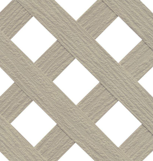 4X8 LATTICE KHAKI